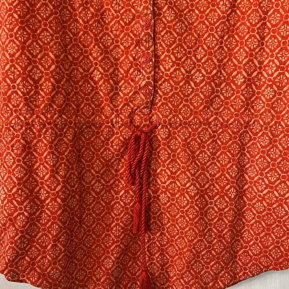 Ralph Lauren Red Patterned Tunic - Size M - Picture 3 of 6